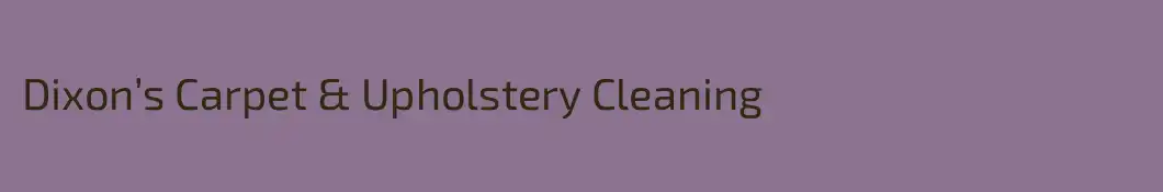 Dixon’s Carpet & Upholstery Cleaning